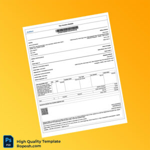 India Navya Enterprise Invoice Template in Word and PDF formats India Navya Enterprise Invoice Template in Word and PDF formats