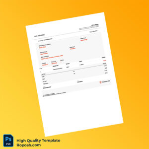 India OYO Invoice Template in Word and PDF formats