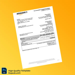 India OneAssist Consumer Solutions Private Limited Tax Invoice Template in Word and PDF formats