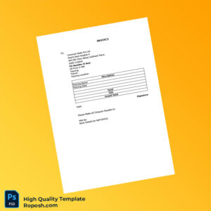 India Overture Rede Pvt Ltd Invoice Template in Word and PDF formats 2 page India Overture Rede Pvt Ltd Invoice Template in Word and PDF formats 2 page