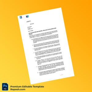 Customizable India Paytm Experience Letter Word & PDF Template 7 page