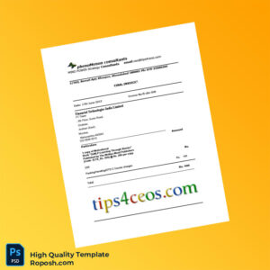 India Phenomenon Consultants Invoice Template in Word and PDF formats 3 page