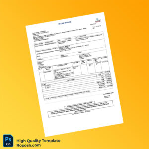 India Prakash Auto Invoice Template in Word and PDF formats 5 page India Prakash Auto Invoice Template in Word and PDF formats 5 page