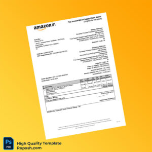 India Preeya Co Tax Invoice Template in Word and PDF formats