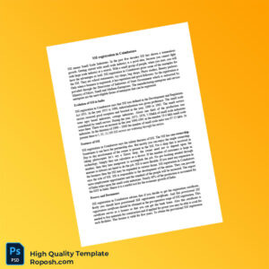 India Provisional SSI Registration Certificate Template in Word and PDF formats 2 page India Provisional SSI Registration Certificate Template in Word and PDF formats 2 page