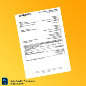 India Purni Maa Wood Mart Tax Invoice Template in Word and PDF formats India Purni Maa Wood Mart Tax Invoice Template in Word and PDF formats