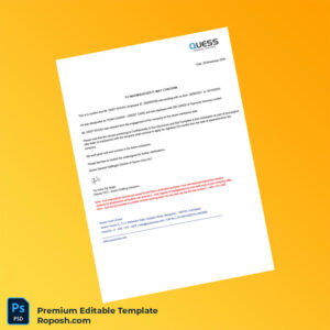 Customizable India Quess Corp Limited Employment Verification Letter Word & PDF Template Customizable India Quess Corp Limited Employment Verification Letter Word & PDF Template