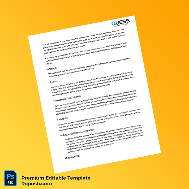 Customizable India Quess Corp Limited Salary Certificate Word & PDF Template 6 page Customizable India Quess Corp Limited Salary Certificate Word & PDF Template 6 page