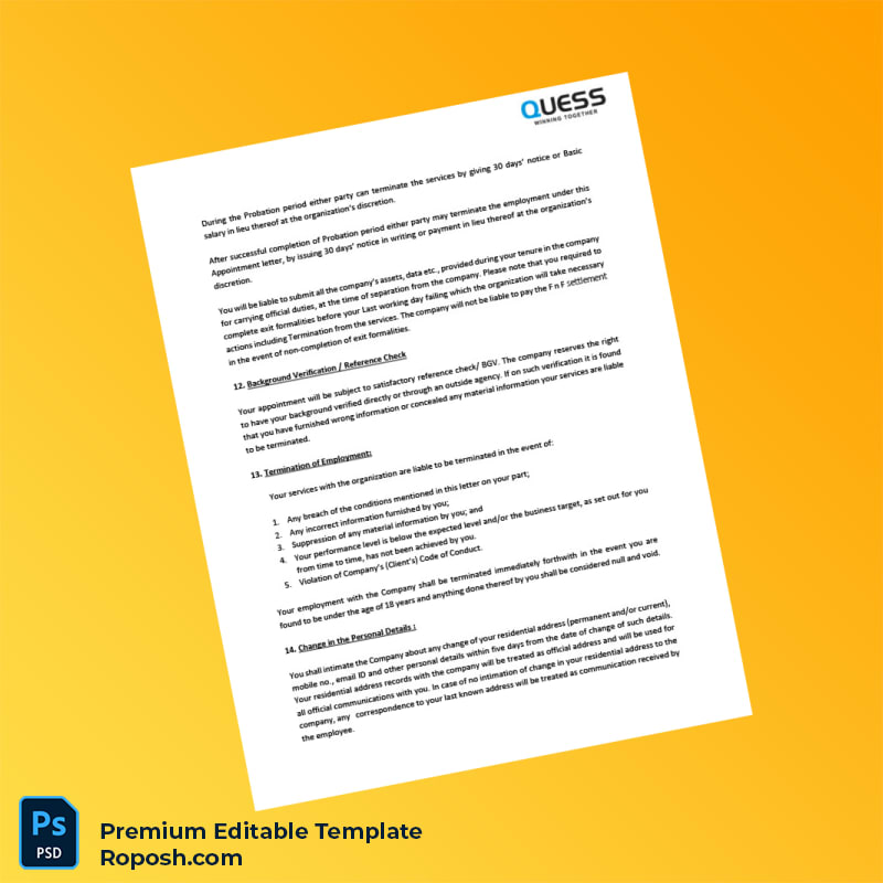 Customizable India Quess Corp Limited Salary Certificate Word & PDF Template 6 page Customizable India Quess Corp Limited Salary Certificate Word & PDF Template 6 page