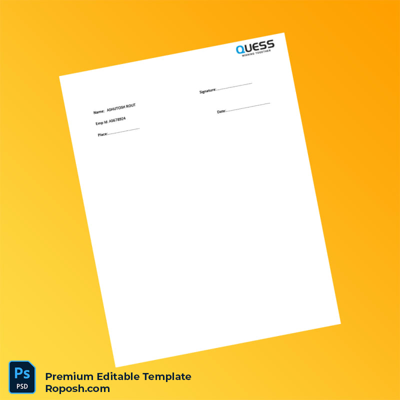Customizable India Quess Corp Limited Salary Certificate Word & PDF Template 6 page Customizable India Quess Corp Limited Salary Certificate Word & PDF Template 6 page