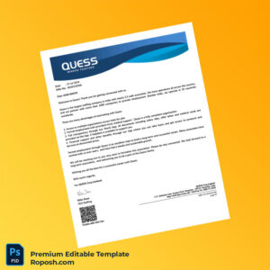 Customizable India Quess Corporation Employment Verification Letter Word & PDF Template 6 page