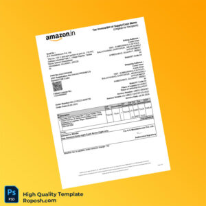 India R K WorldInfocom Pvt Ltd Invoice Template in Word and PDF formats