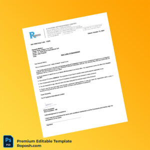 Customizable India R Systems International Limited Appointment Letter Word & PDF Template 5 page