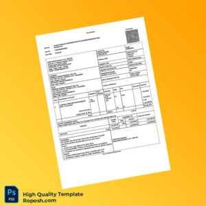 India RAM SARAN DASS CO Invoice Template in Word and PDF formats