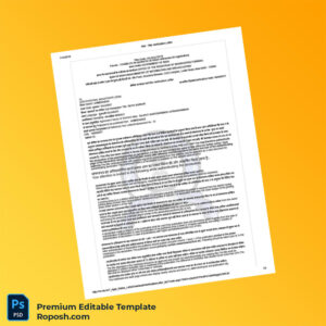 India RNI Registration Certificate Editable Word & PDF Template 2 page