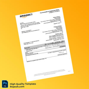 India Ray E Tailing Services Private Limited Tax Invoice Template in Word and PDF formats India Ray E Tailing Services Private Limited Tax Invoice Template in Word and PDF formats