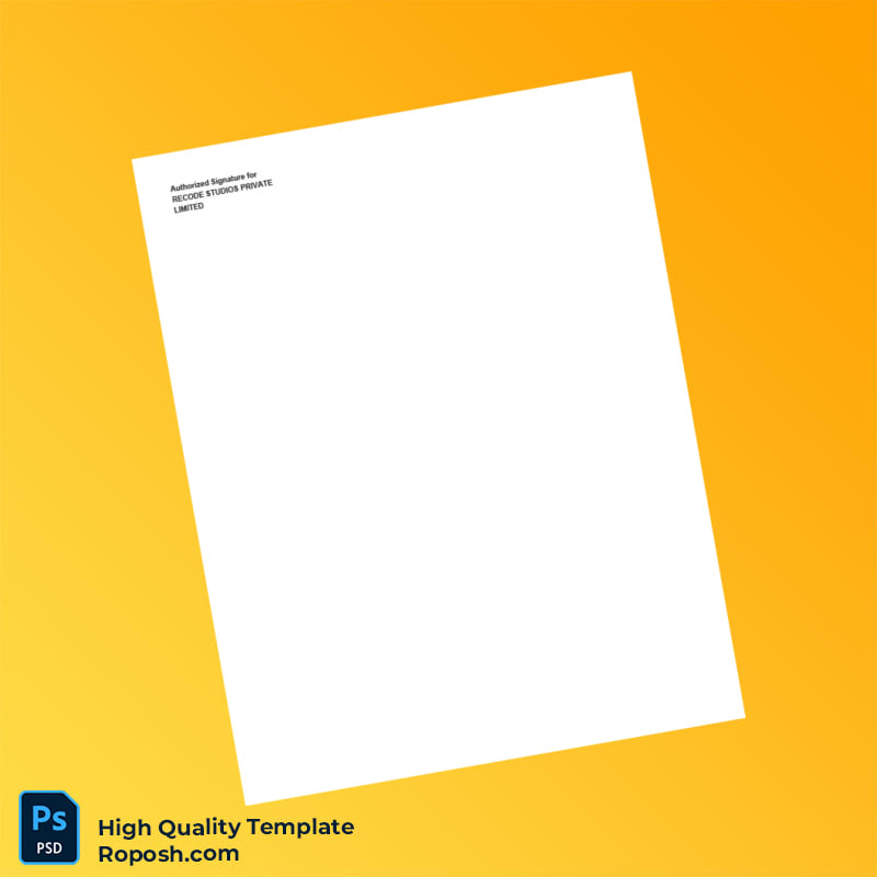 India Recode Studios Private Limited Tax Invoice Template in Word and PDF formats 2 page India Recode Studios Private Limited Tax Invoice Template in Word and PDF formats 2 page