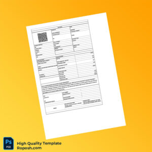 India Redbus Invoice Template in Word and PDF formats