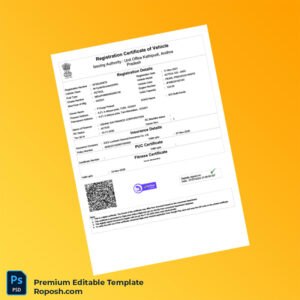 Customizable India Registration Authority Registration Certificate Editable Word & PDF Template Customizable India Registration Authority Registration Certificate Editable Word & PDF Template