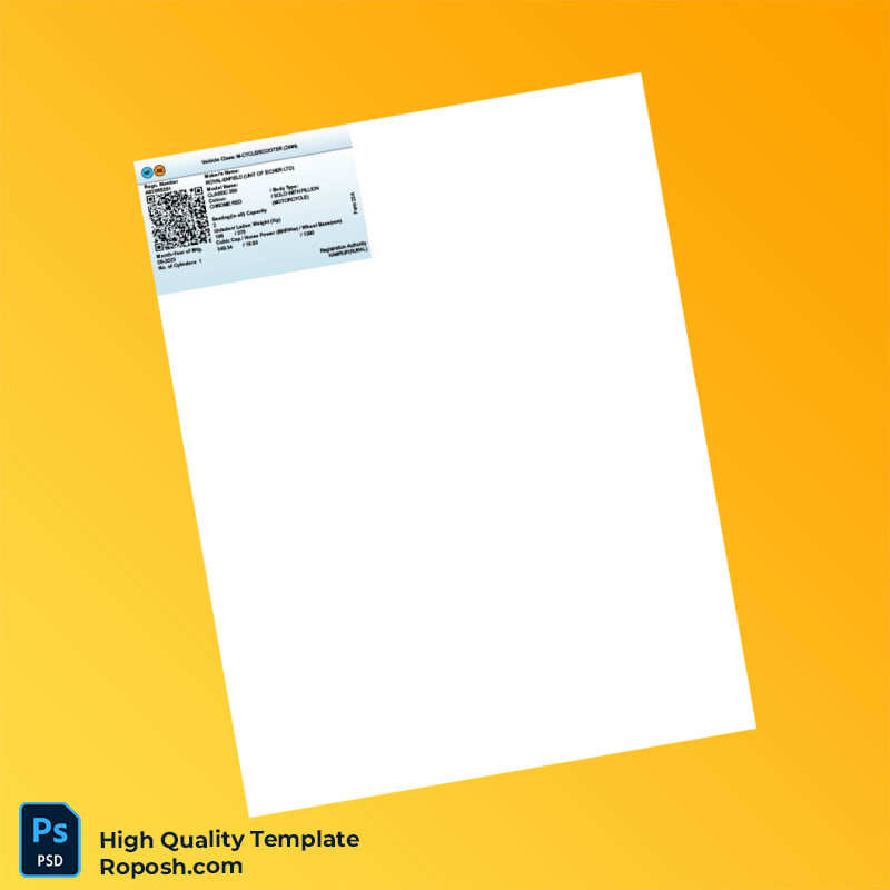 India Registration Certificate Template in Word and PDF formats 2 page India Registration Certificate Template in Word and PDF formats 2 page