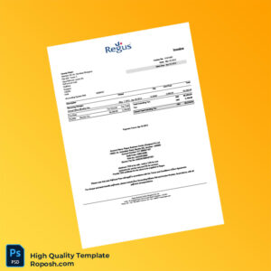 India Regus Business Centre Gurgaon Pvt Ltd Invoice Template in Word and PDF formats