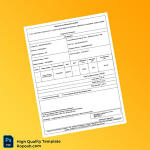 India Reliance Jio Infocomm Tax Invoice Template in Word and PDF formats India Reliance Jio Infocomm Tax Invoice Template in Word and PDF formats