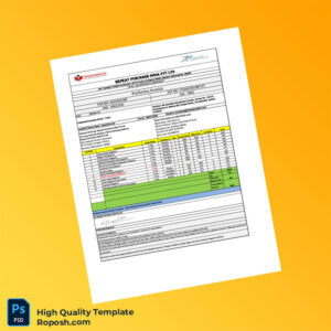 India Repeat Purchase India Pvt Ltd Proforma Invoice Template in Word and PDF formats 2 page