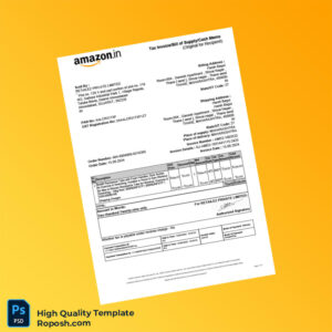 India Retailiez Private Limited Invoice Template in Word and PDF formats 2 page