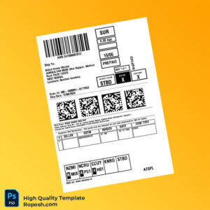 India Rishi Anand and HUF Tax Invoice Template in Word and PDF formats 2 page