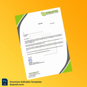 Customizable India RobusTEK Solutions Private Limited Employment Verification Letter Word & PDF Template 4 page Customizable India RobusTEK Solutions Private Limited Employment Verification Letter Word & PDF Template 4 page