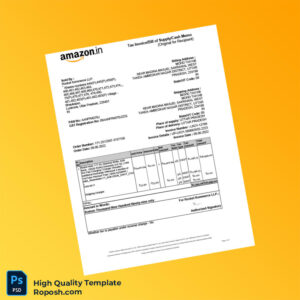 India Rocket Commerce LLP Invoice Template in Word and PDF formats India Rocket Commerce LLP Invoice Template in Word and PDF formats
