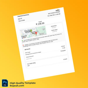 India Roppen Transportation Services Private Limited Tax Invoice Template in Word and PDF formats 3 page