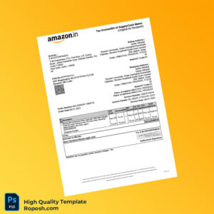 India S M Enterprises Invoice Template in Word and PDF formats