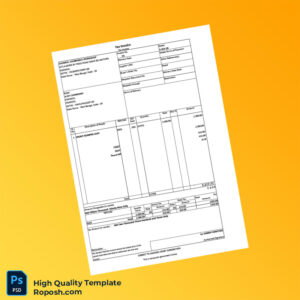 India SABBIR FURNITURE Sale Invoice Template in Word and PDF formats 2 page