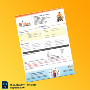 India Sagithya Indane Gas Service Tax Invoice Template in Word and PDF formats 2 page India Sagithya Indane Gas Service Tax Invoice Template in Word and PDF formats 2 page