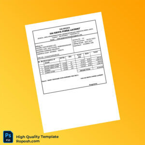 India Sai Krupa Power Laundry Tax Invoice Template in Word and PDF formats India Sai Krupa Power Laundry Tax Invoice Template in Word and PDF formats