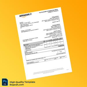 India SaiTech IT Private Limited Tax Invoice Template in Word and PDF formats India SaiTech IT Private Limited Tax Invoice Template in Word and PDF formats