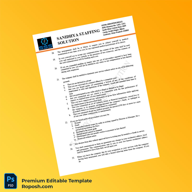 Customizable India Sanidhya Staffing Solutions Employment Verification Letter Word & PDF Template 5 page Customizable India Sanidhya Staffing Solutions Employment Verification Letter Word & PDF Template 5 page