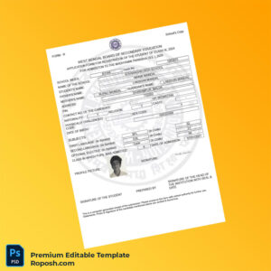 Customizable India School Registration Certificate Editable Word & PDF Template