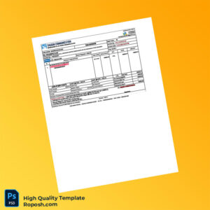 India Shagun Communication Tax Invoice Template in Word and PDF formats