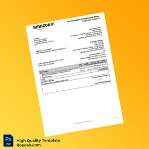 India Shiv Shakti Traders Tax Invoice Template in Word and PDF formats