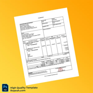 India Shivaranjani Enterprises Invoice Template in Word and PDF formats