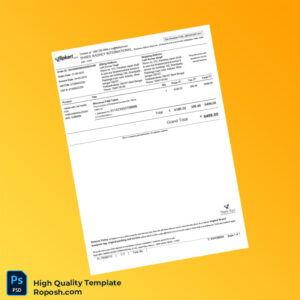 India Shree Radhey International Invoice Template in Word and PDF formats India Shree Radhey International Invoice Template in Word and PDF formats