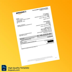 India Shubham Trading co Invoice Template in Word and PDF formats India Shubham Trading co Invoice Template in Word and PDF formats