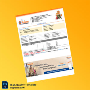 India Shyam Pur Indane Invoice Template in Word and PDF formats 2 page India Shyam Pur Indane Invoice Template in Word and PDF formats 2 page