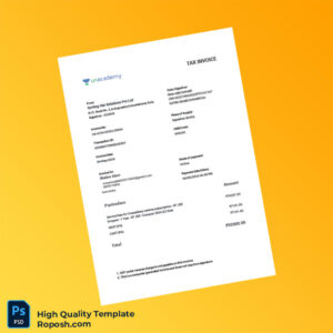 India Sorting Hat Solutions Pvt Ltd Tax Invoice Template in Word and PDF formats India Sorting Hat Solutions Pvt Ltd Tax Invoice Template in Word and PDF formats