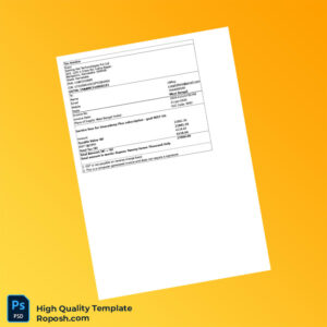 India Sorting Hat Technologies Pvt Ltd Invoice Template in Word and PDF formats