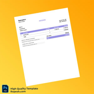 India Spaceplexx Invoice Template in Word and PDF formats India Spaceplexx Invoice Template in Word and PDF formats