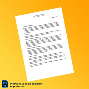 Customizable India Squaddie Solutions LLP Employment Verification Letter Word & PDF Template 4 page