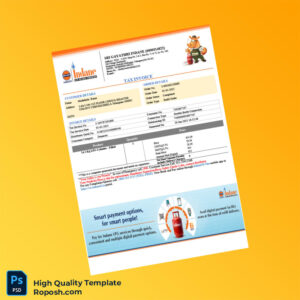 India Sri Gayathri Indane Tax Invoice Template in Word and PDF formats 2 page India Sri Gayathri Indane Tax Invoice Template in Word and PDF formats 2 page